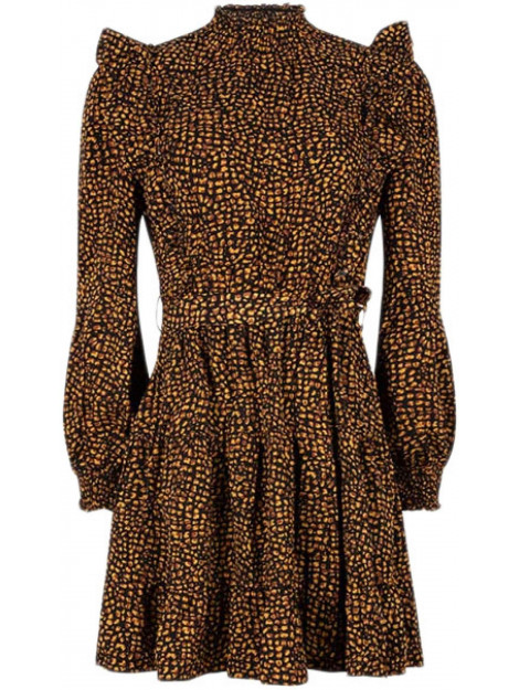Lofty Manner Dress chelsea black with brown dot MW23 large