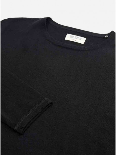 Gabba Portland knit black merino wool po10023 po10023 large