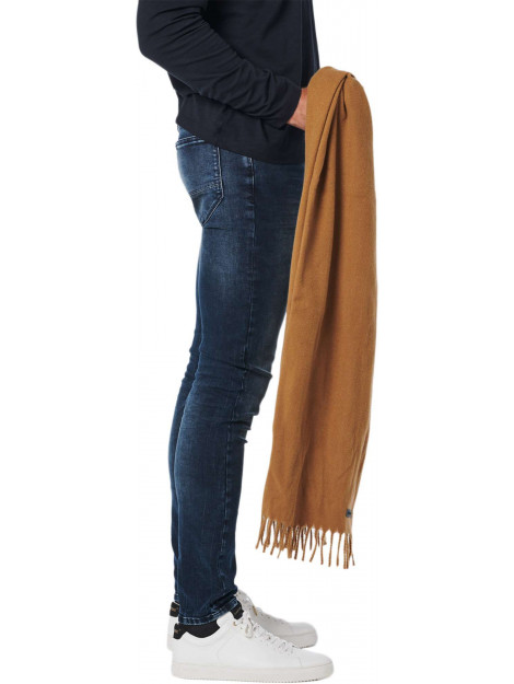 No Excess Scarf woven solid dark fudge 17950913-176 large