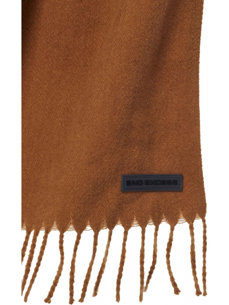 No Excess Scarf woven solid dark fudge 17950913-176 large