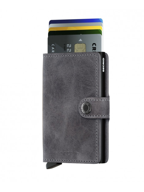 Secrid Mv miniwallet vintage grey black MV grey black large