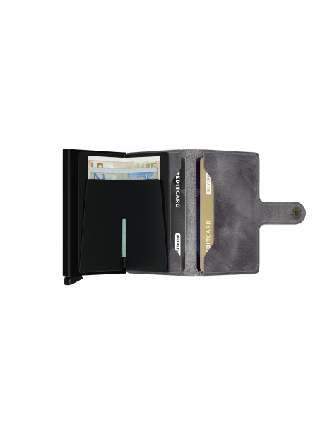 Secrid Mv miniwallet vintage grey black MV grey black large