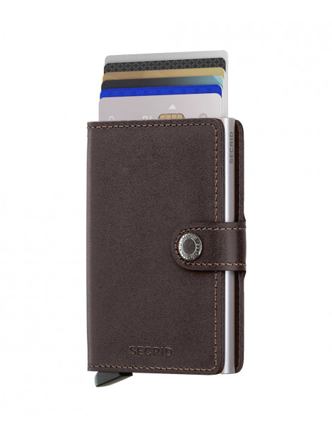 Secrid Mo miniwallet original dark brown MO Secrid Dark Brown large
