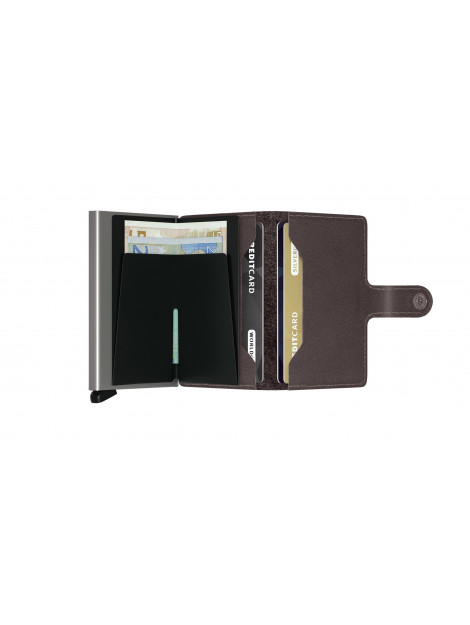 Secrid Mo miniwallet original dark brown MO Secrid Dark Brown large