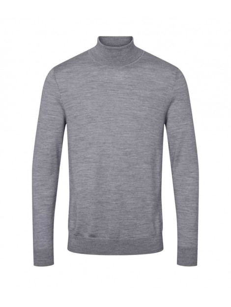 Kronstadt Ks3508 johannes marine roll neck knit grey mel KS3508 large