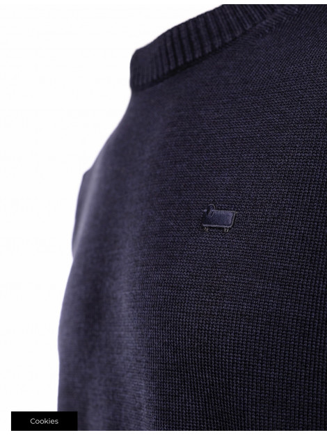 Woolrich Men classic crewneck sweater dark 139083302 large