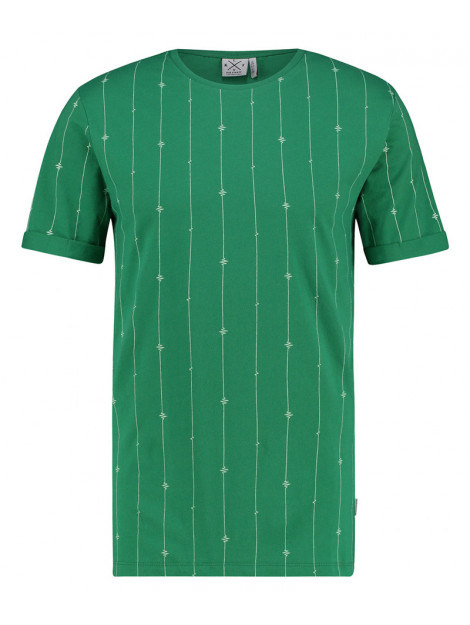 Kultivate T-shirt ronde hals print (1901030207 422 pine green) Kultivate T-shirt Ronde Hals Print Groen (1901030207 - 422 - Pine Green) large