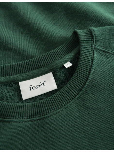 Foret F894 heart sweatshirt dark green rubber F894 large