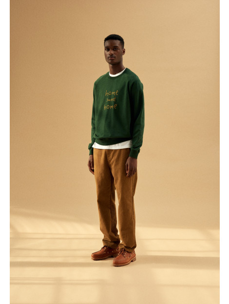 Foret F894 heart sweatshirt dark green rubber F894 large
