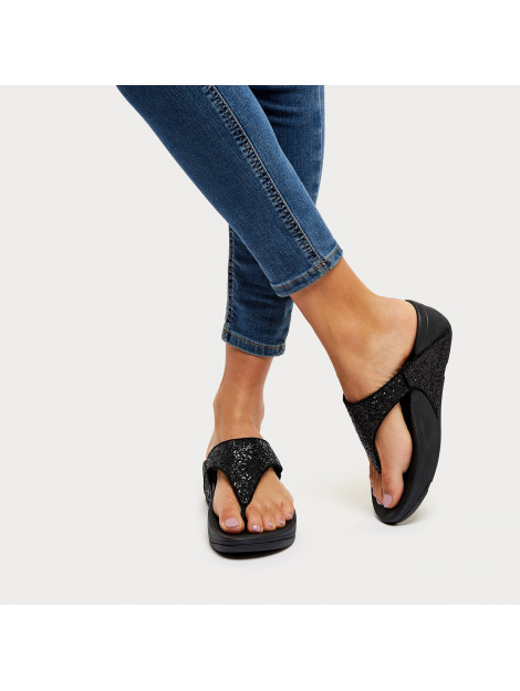 FitFlop Lulu glitter toe-thongs pu glitter X03 large
