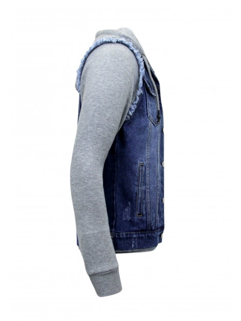 Enos Spijkerjack met stoffen mouwen rj9101 RJ-9101 large