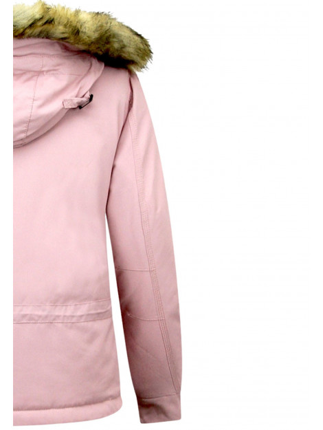 Matogla Anorak winterjas met bontkraag pink 8691 large