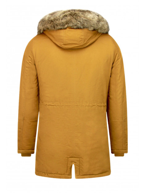 Enos Lange winterjas met bontkraag CA-7023GL | CA-7105GL large