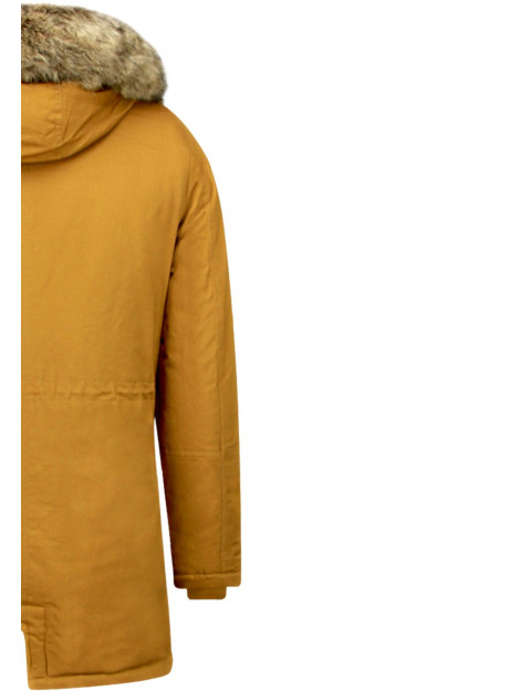 Enos Lange winterjas met bontkraag CA-7023GL | CA-7105GL large