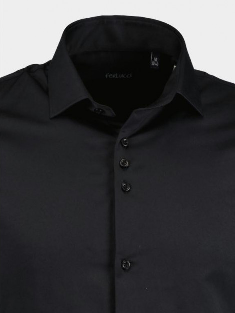 Ferlucci Casual hemd lange mouw napoli/black 172778 large