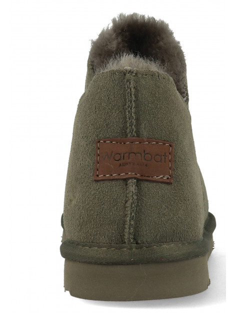 Warmbat Pantoffels willow wlw321035 olijf WLW321035 large