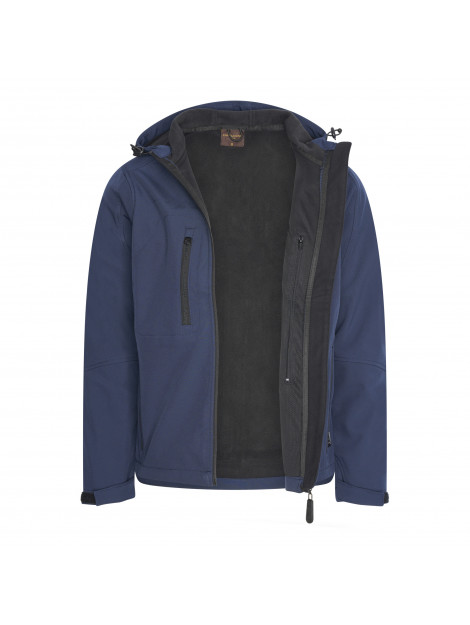 Cappuccino Italia Softshell hood jacket navy cap-sof-ho-nvy-XXL large