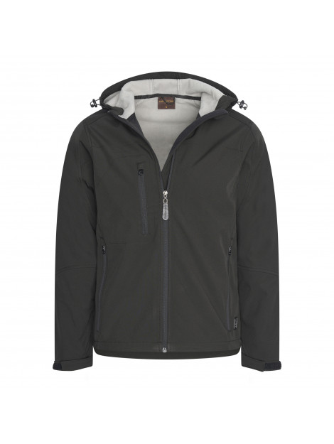 Cappuccino Italia Softshell hood jacket black cap-sof-ho-blk-XXL large