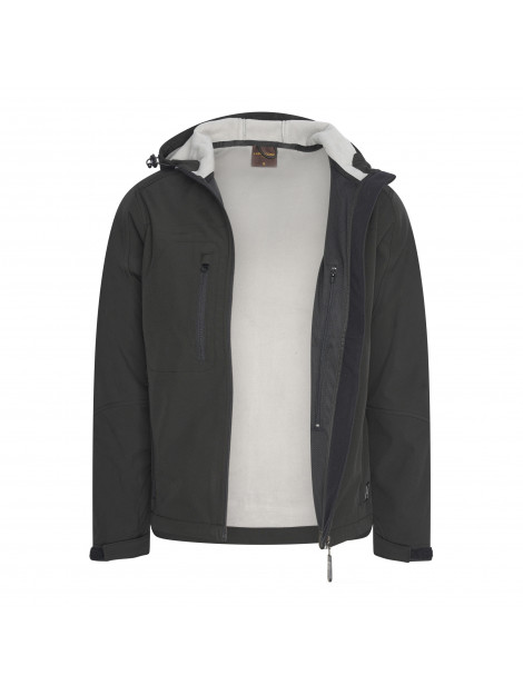 Cappuccino Italia Softshell hood jacket black cap-sof-ho-blk-XXL large