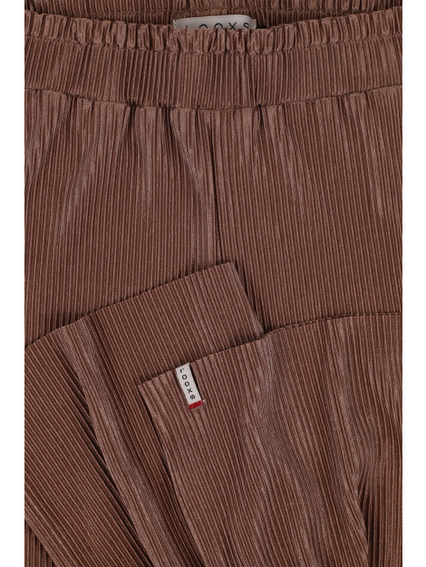 Looxs Revolution Plissé pants little wide leg clay color voor meisjes in de kleur 2301-7606-049 large