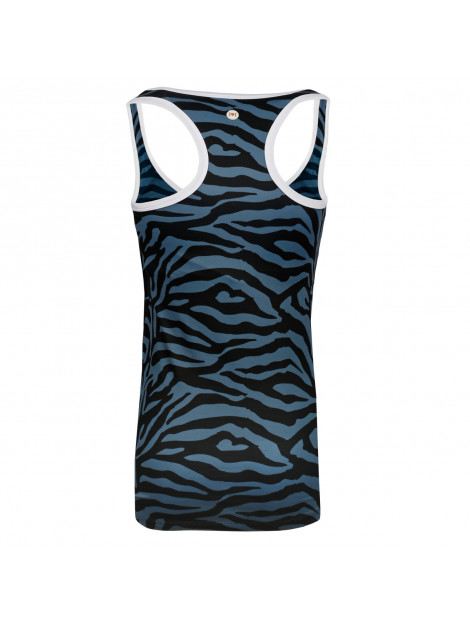 Q1905 Q tanktop print madrid bg + print bg/china blue QWR-2006S-0811 large