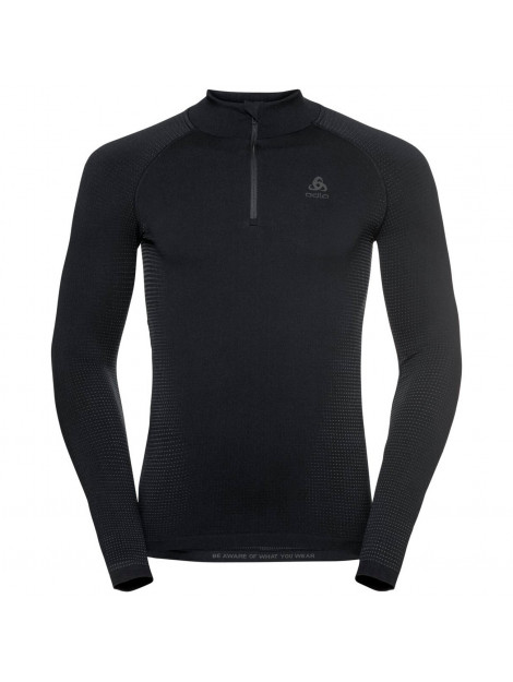 Odlo Bl top turtle neck l/s half zip performance warm eco 196222 large