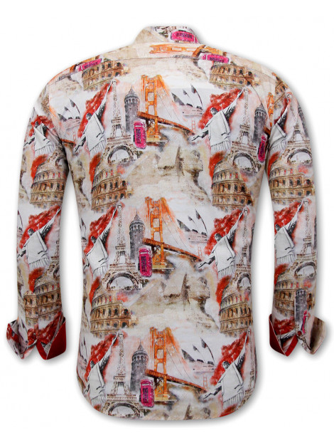 Gentile Bellini Hippe overhemden slim fit 3108 large