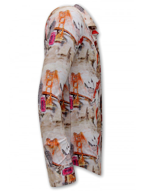 Gentile Bellini Hippe overhemden slim fit 3108 large