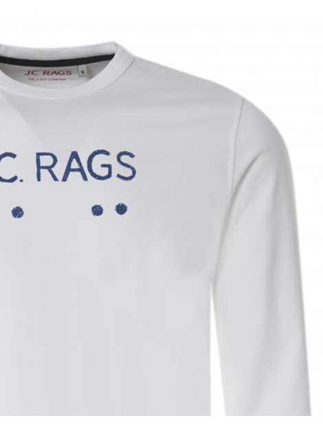 J.C. Rags Renzo t-shirt met lange mouwen 076966-001-XXL large