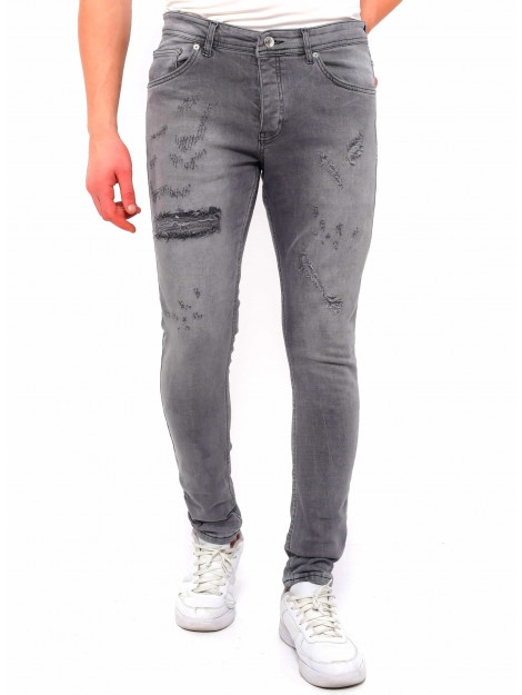 True Rise Broek met gaten slim fit dc D&C-055 large