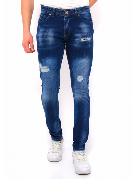 True Rise Broek met gaten slim fit dc D&C-043 large True Rise Broek met gaten slim fit dc D&C-043 large