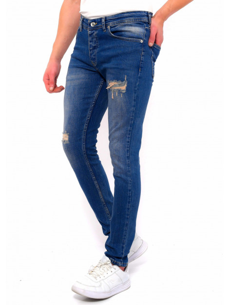 True Rise Ripped jeans slim fit strech dc D&C-046 large True Rise Ripped jeans slim fit strech dc D&C-046 large