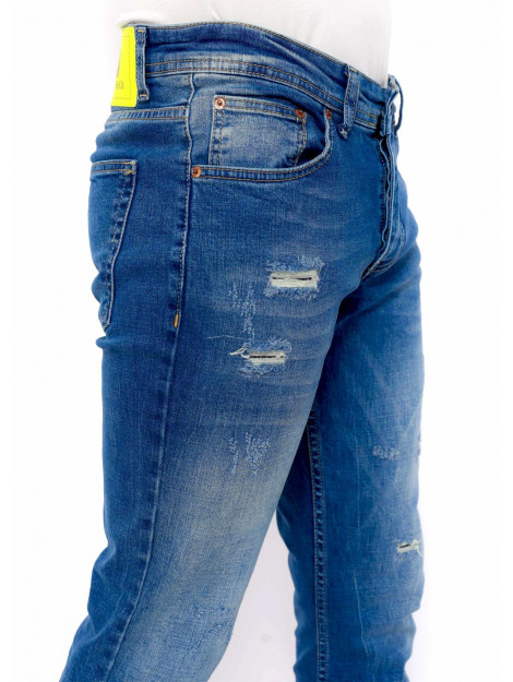 True Rise Jeans slim fit met gaten dc D&C-036 large True Rise Jeans slim fit met gaten dc D&C-036 large