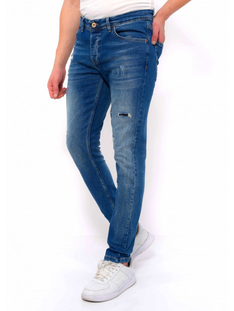 True Rise Jeans slim fit met gaten dc D&C-036 large True Rise Jeans slim fit met gaten dc D&C-036 large
