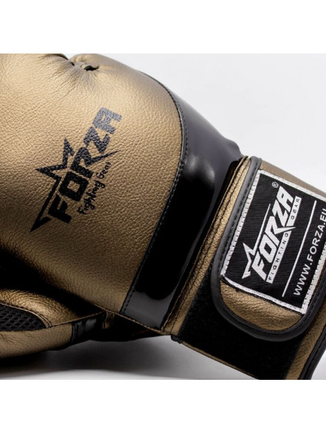 Forza synthetic boxing gloves antique gold - 051308_460-12 OZ large