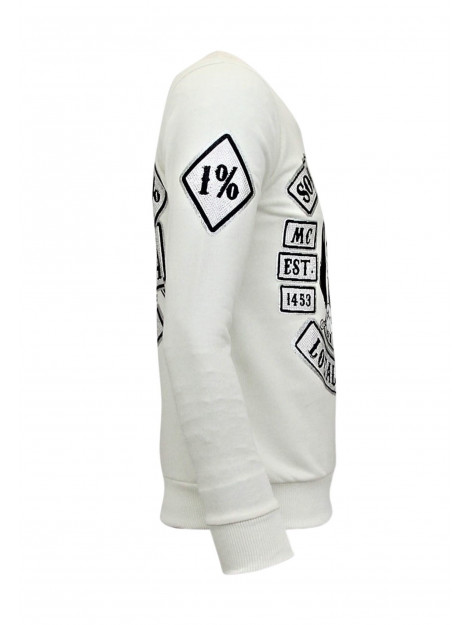 Local Fanatic Rhinestones sweater sons of anarchy trui 11-6379W large