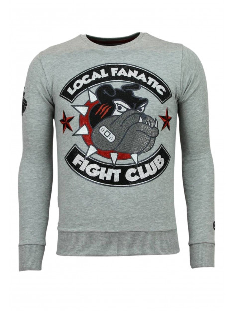 Local Fanatic Fight club trui bulldog sweater 11-6299G large