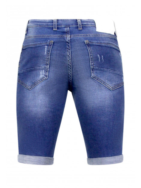 Local Fanatic Korte broek skinny met verfspatten 1031 LF-SHRT-1031 large Local Fanatic Korte broek skinny met verfspatten 1031 LF-SHRT-1031 large