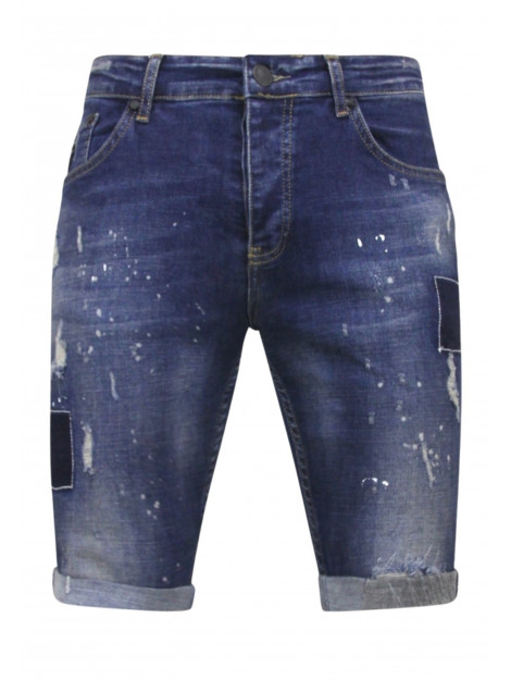 Local Fanatic Korte broek slim fit met gaten 1026 LF-SHRT-1026 large Local Fanatic Korte broek slim fit met gaten 1026 LF-SHRT-1026 large