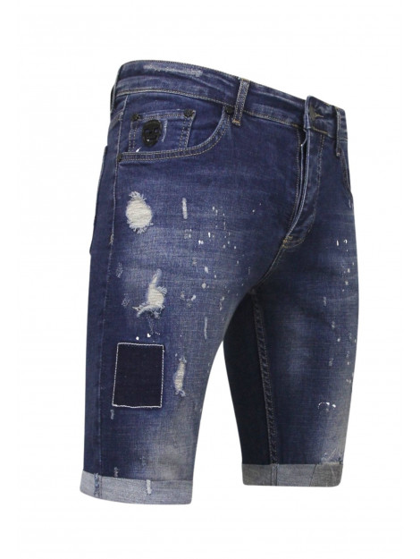 Local Fanatic Korte broek slim fit met gaten 1026 LF-SHRT-1026 large Local Fanatic Korte broek slim fit met gaten 1026 LF-SHRT-1026 large