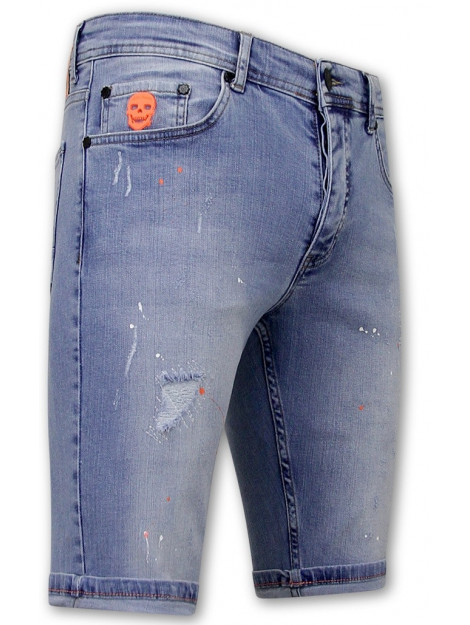 Local Fanatic Denim korte jeans slim fit 1048 LF-DNM-1048 large