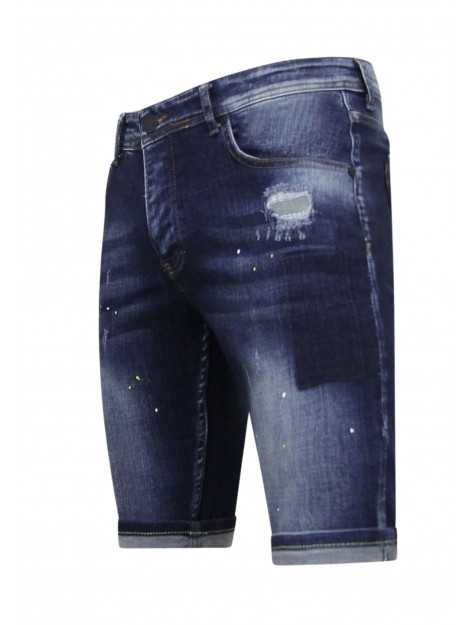 Local Fanatic Korte broek met verfspatten 1052 LF-DNM-1051 large Local Fanatic Korte broek met verfspatten 1052 LF-DNM-1051 large