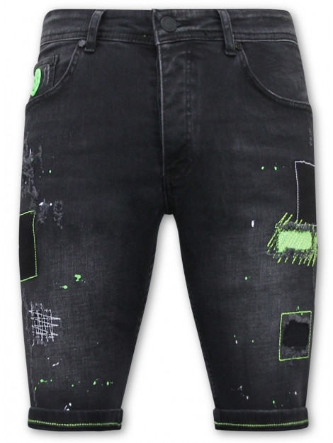 Local Fanatic Korte spijkerbroek stretch 1045 LF-DNM-1045 large Local Fanatic Korte spijkerbroek stretch 1045 LF-DNM-1045 large