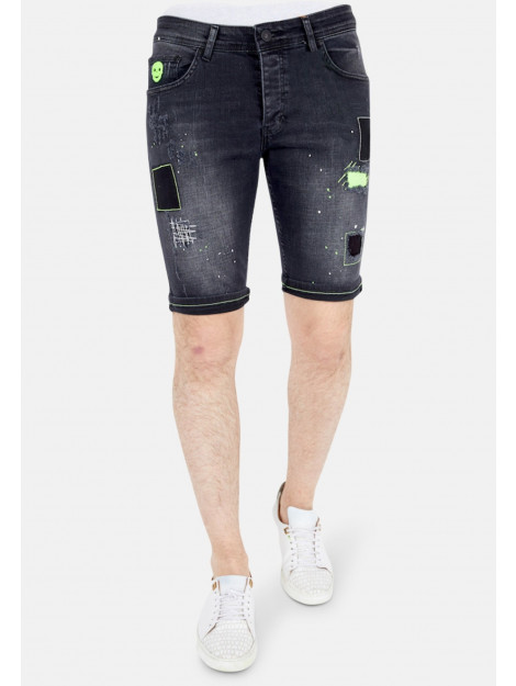 Local Fanatic Korte spijkerbroek stretch 1045 LF-DNM-1045 large Local Fanatic Korte spijkerbroek stretch 1045 LF-DNM-1045 large