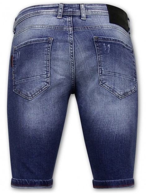 Local Fanatic Korte broek met verfspatten 1043 LF-DNM-1043 large Local Fanatic Korte broek met verfspatten 1043 LF-DNM-1043 large