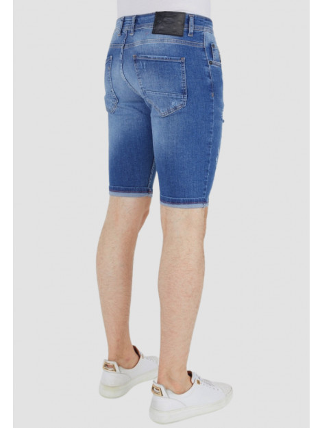 Local Fanatic Korte broek met verfspatten 1043 LF-DNM-1043 large Local Fanatic Korte broek met verfspatten 1043 LF-DNM-1043 large