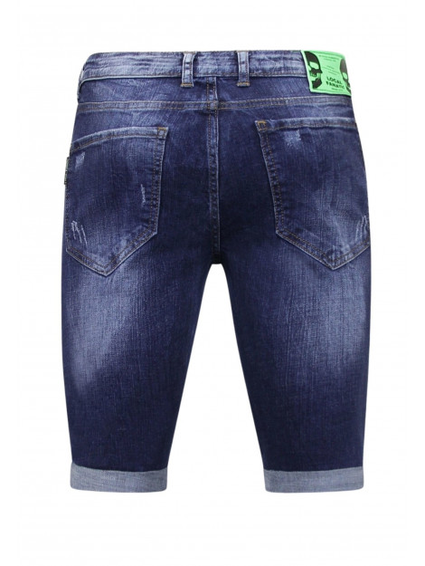 Local Fanatic Korte broek met verfspatten xxx LF-DNM-1017 large Local Fanatic Korte broek met verfspatten xxx LF-DNM-1017 large