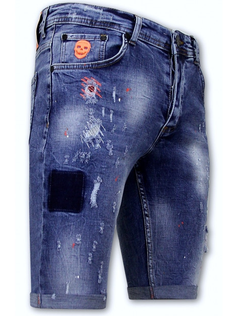 Local Fanatic Korte spijkerbroek stretch xxx LF-DNM-1014 large Local Fanatic Korte spijkerbroek stretch xxx LF-DNM-1014 large