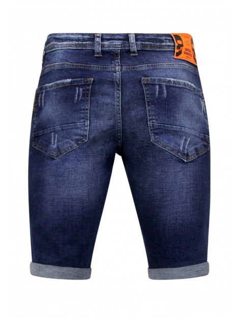Local Fanatic Korte broek met verfspatten xxx LF-DNM-1016 large Local Fanatic Korte broek met verfspatten xxx LF-DNM-1016 large