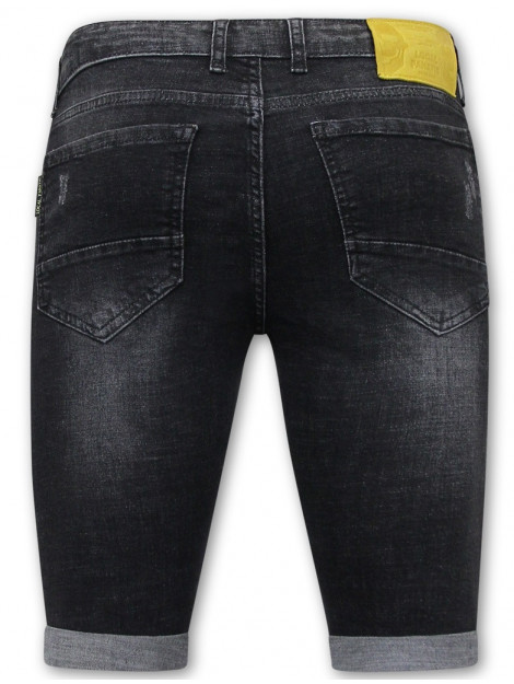 Local Fanatic Korte broek met verfspatten xxx LF-DNM-1022 large Local Fanatic Korte broek met verfspatten xxx LF-DNM-1022 large